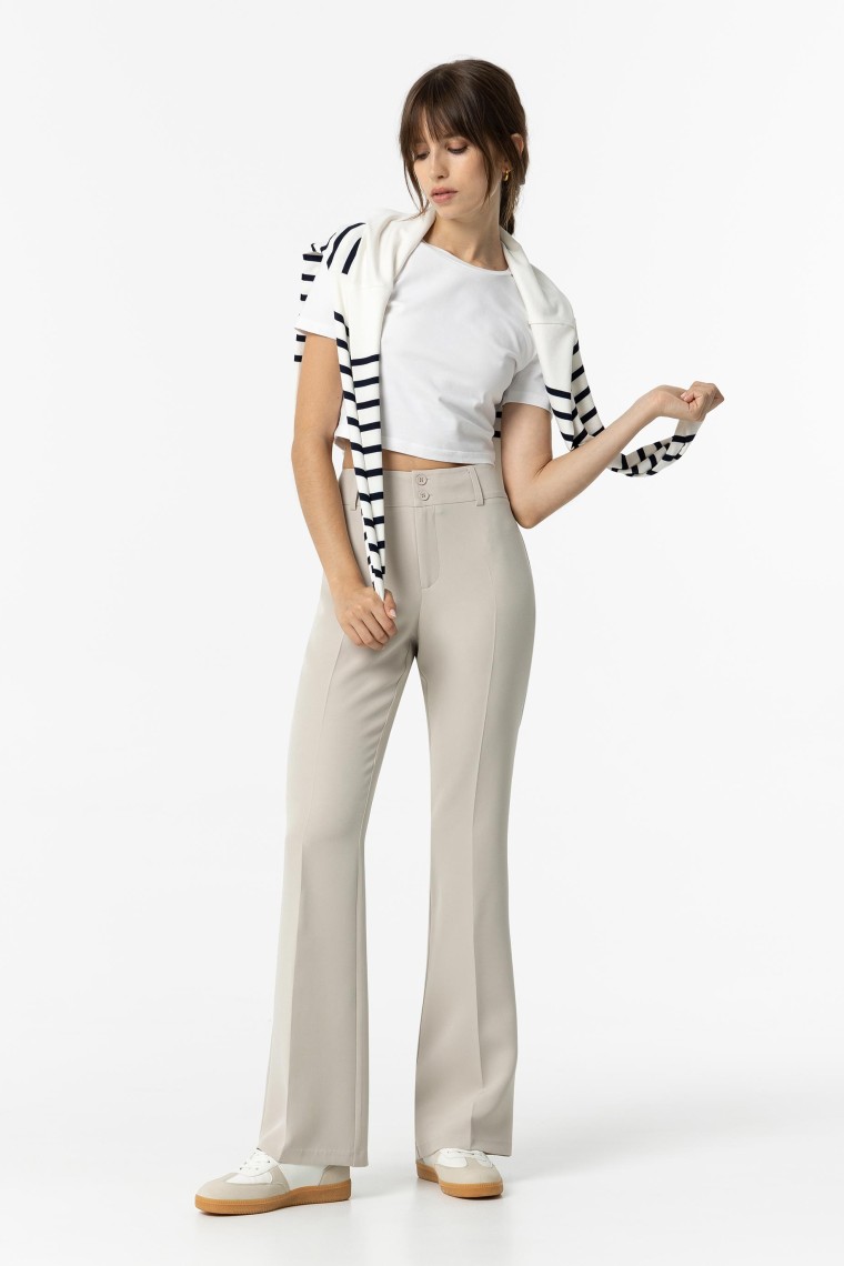 Tailored Flare Trousers