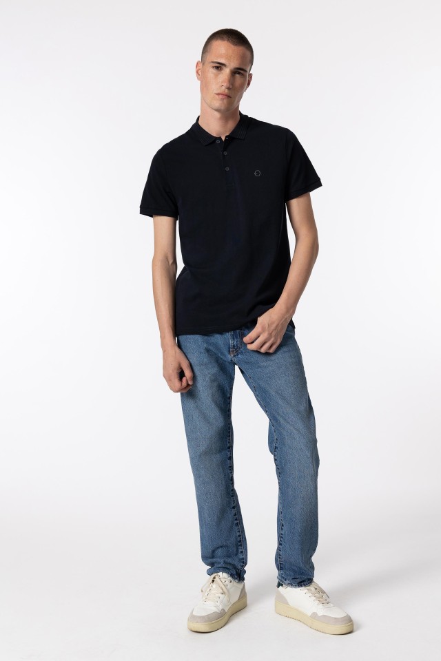 Polo azul marino clsico