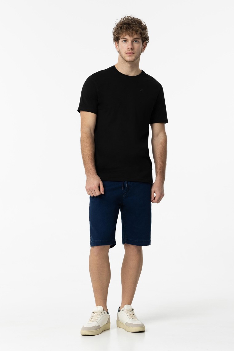 Bermuda Indigo Knit Slim Fit