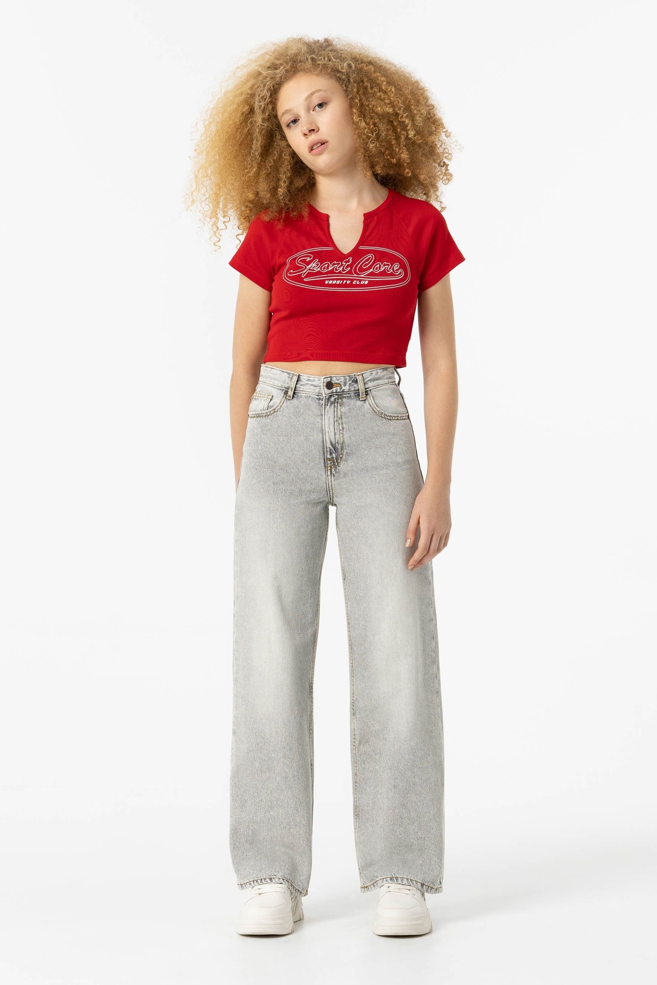 Jeans Kylie Wide Leg Acid Wash