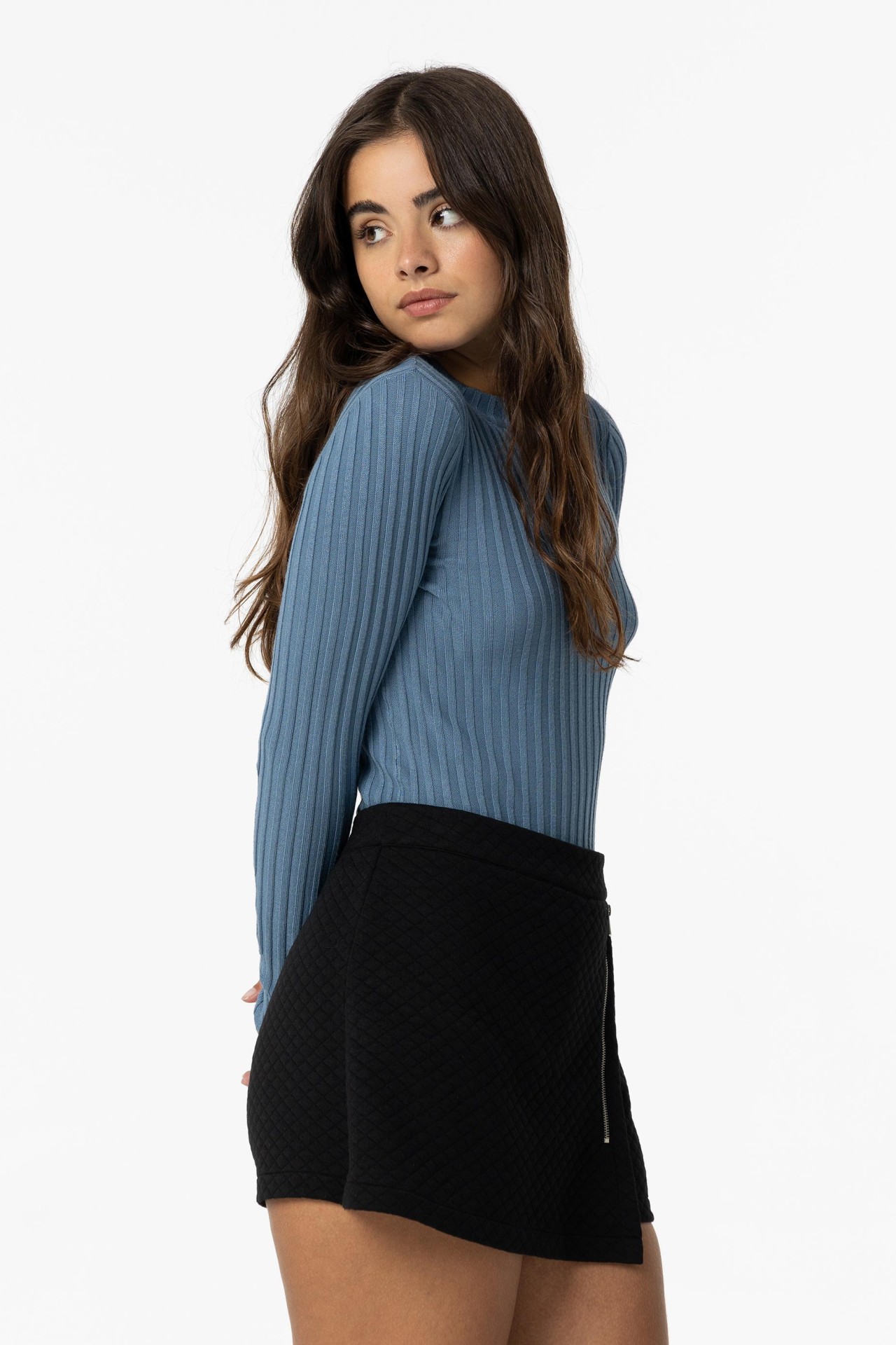 Ribbed Knit Sweater