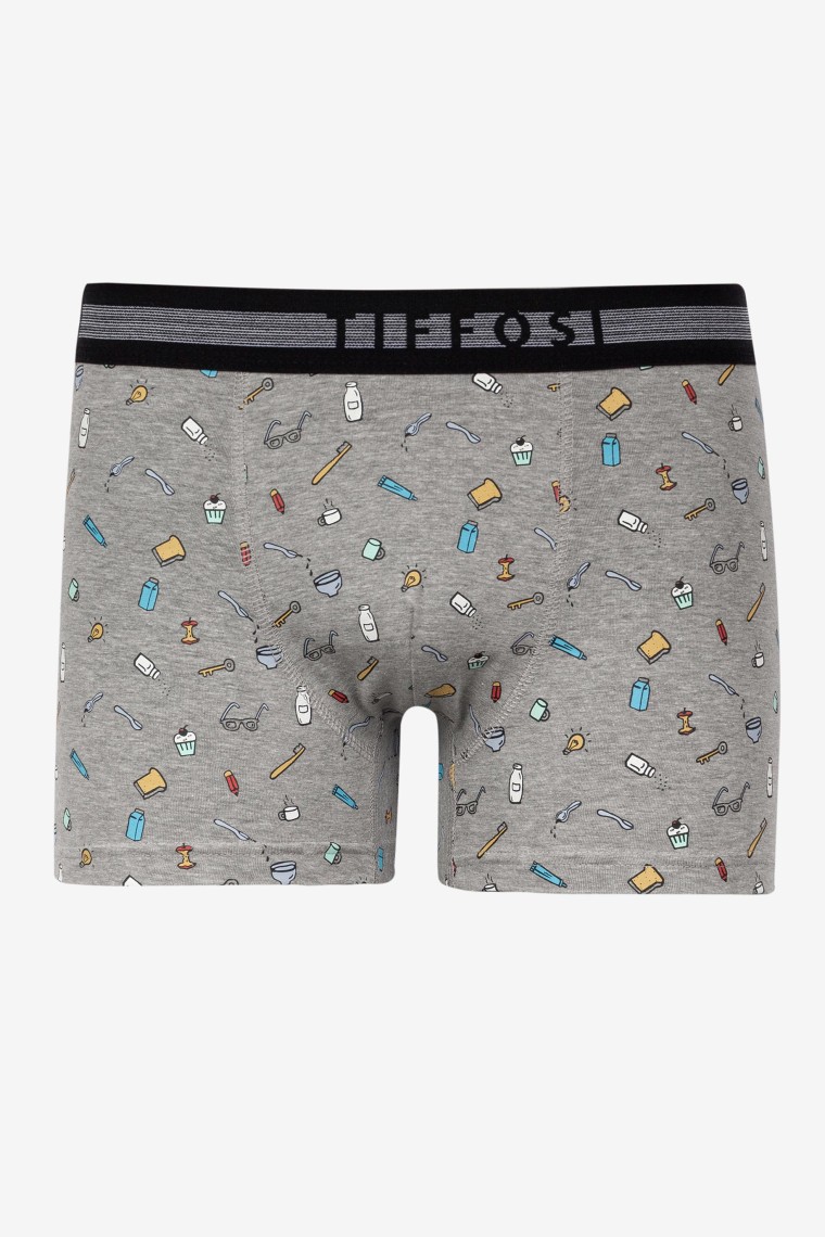 Light Grey Melange Boxer