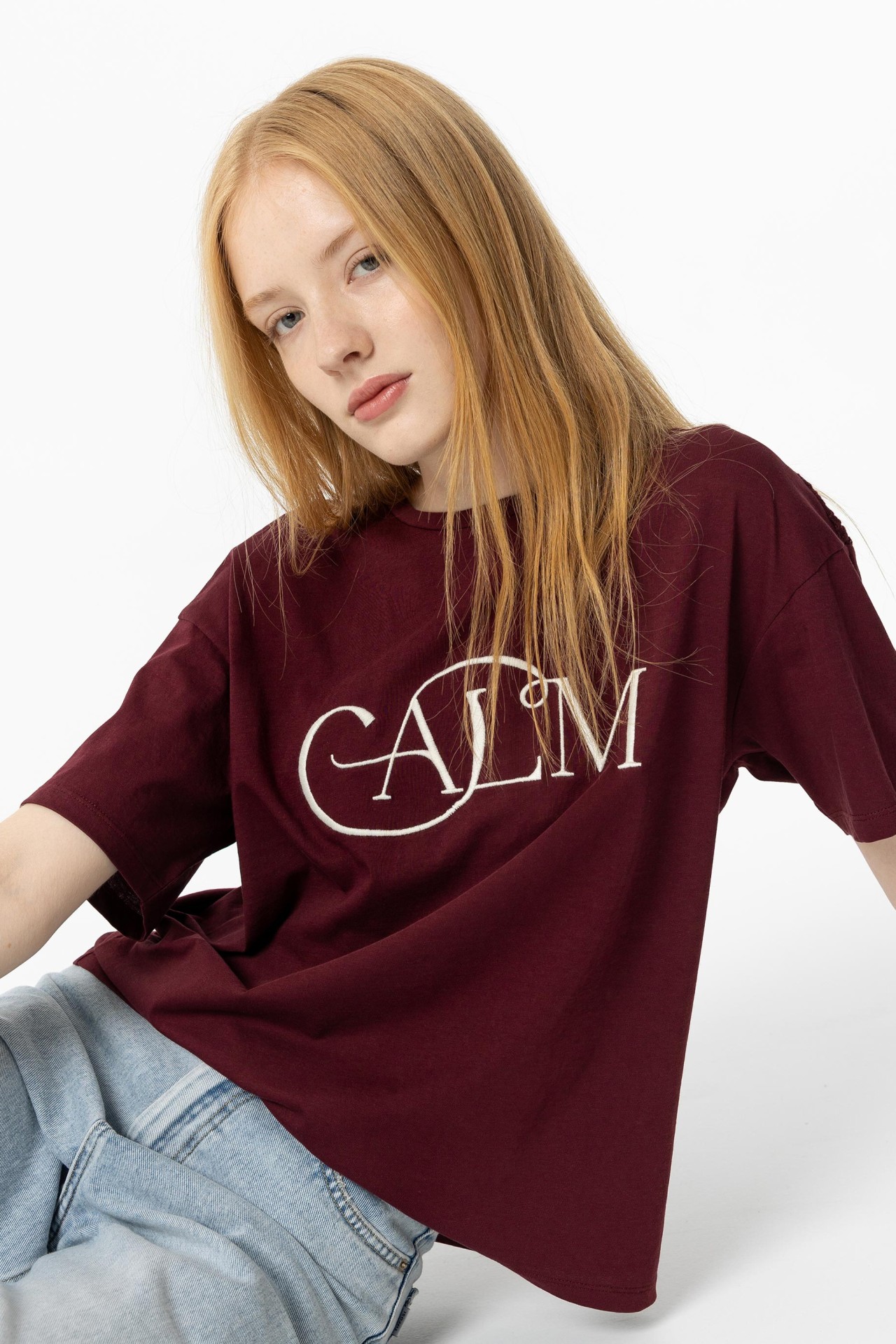 Embroidered Contrast T-shirt