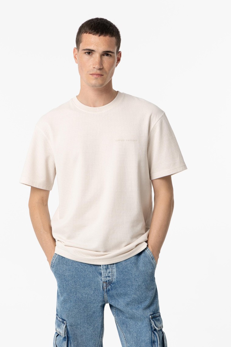 Textured T-shirt