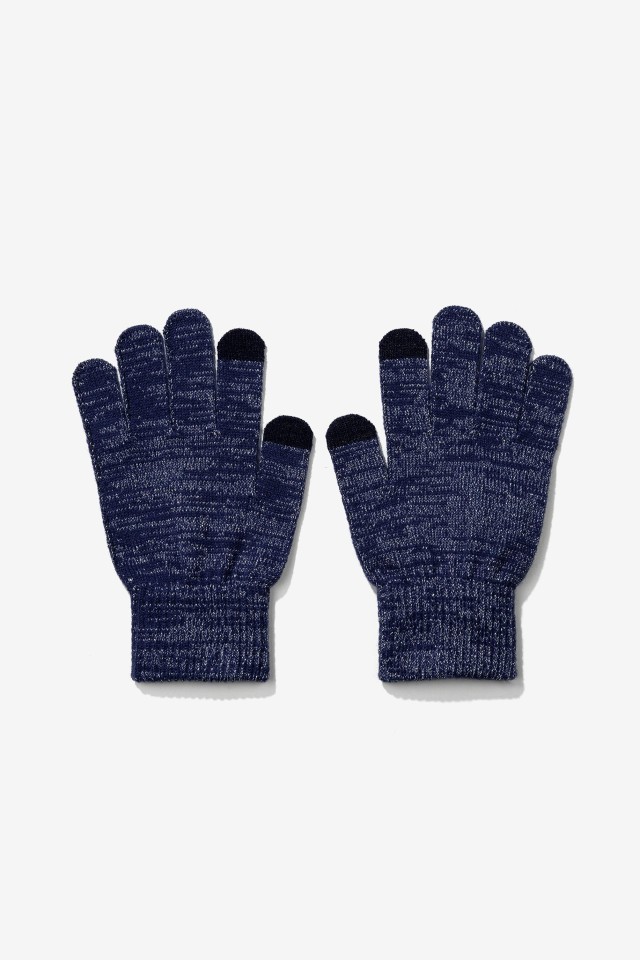 Gloves with Metallic Thread