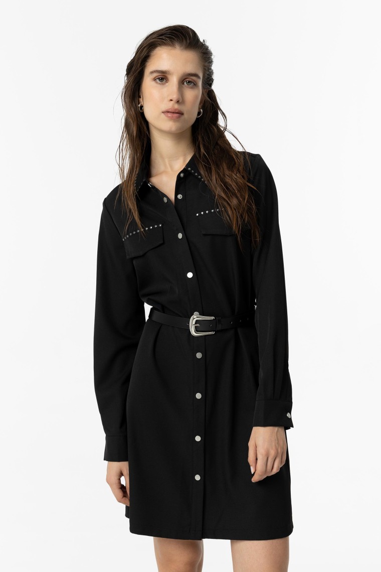 Shirt Dress with Belt