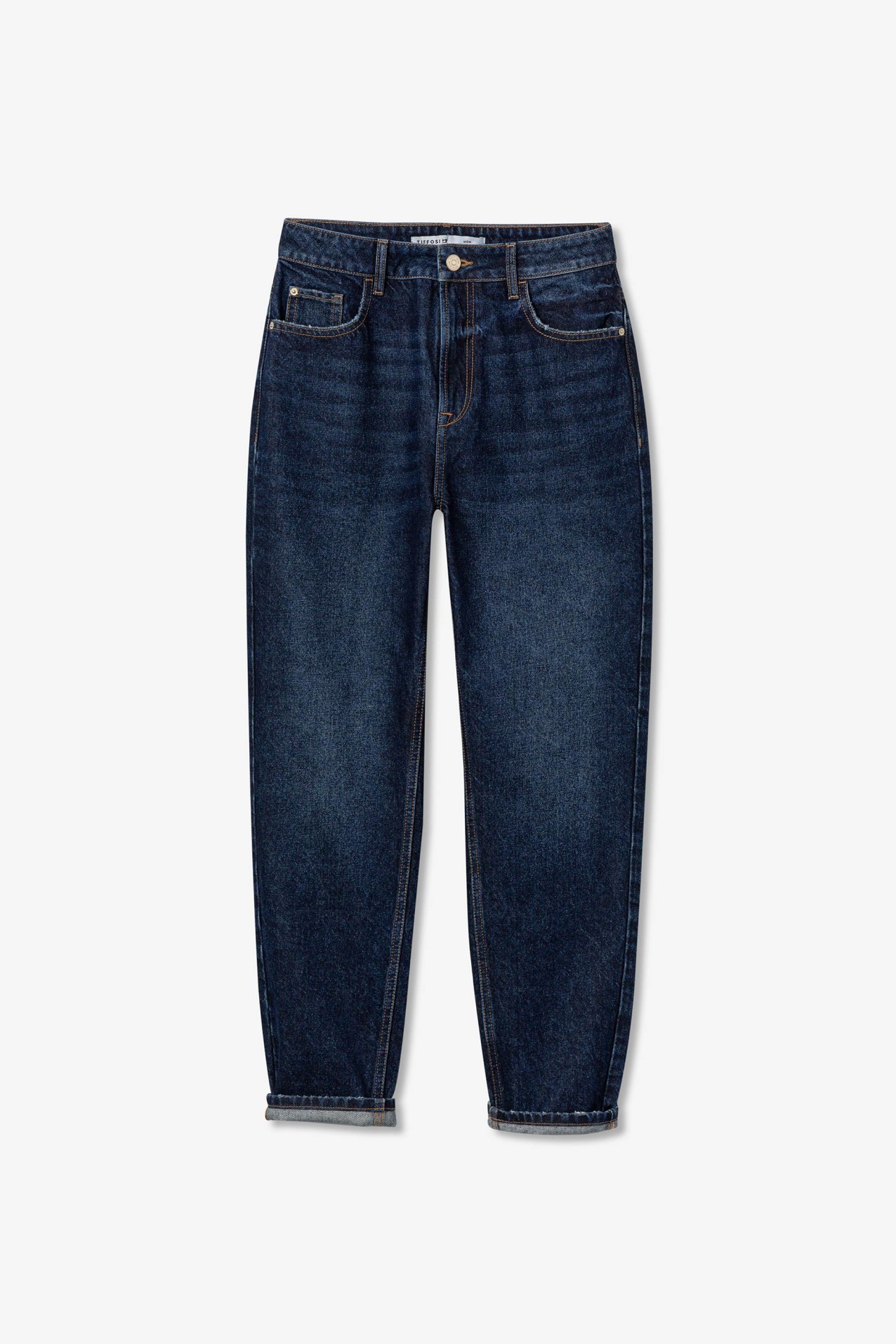 Tapered Fit Mom Jeans