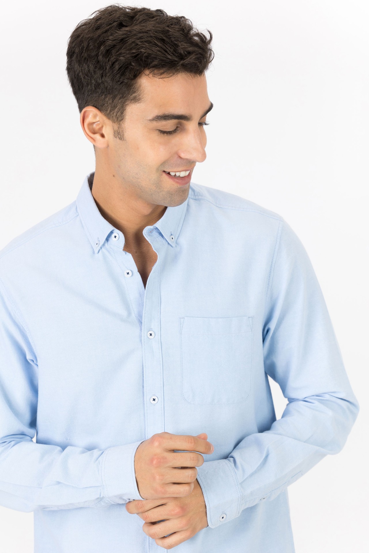 Blue Long Sleeve Shirt