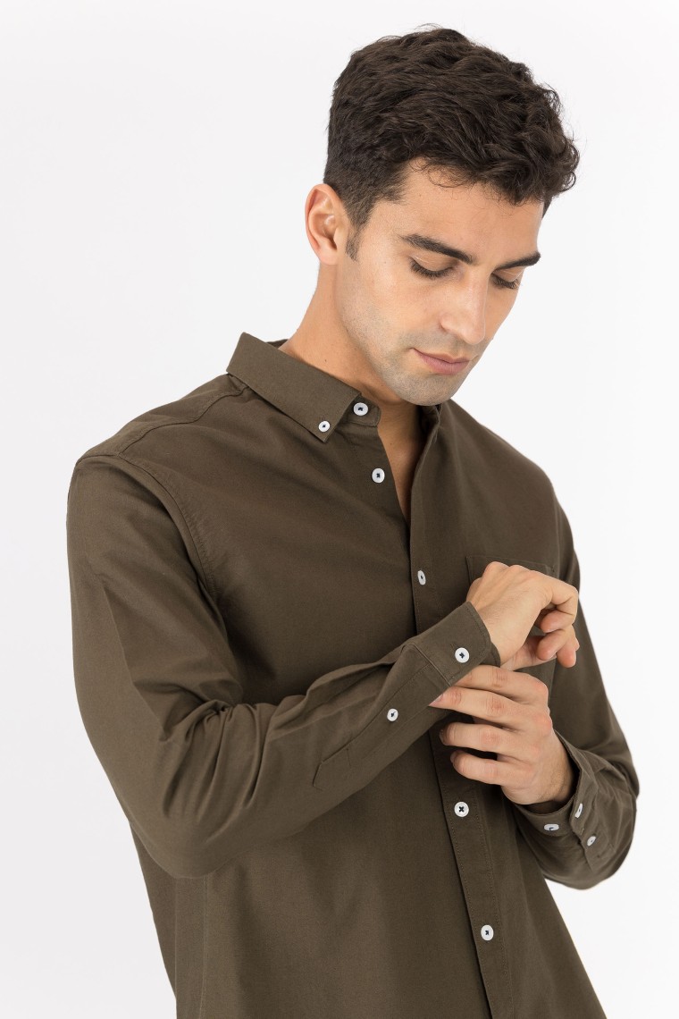 Green Long Sleeve Shirt