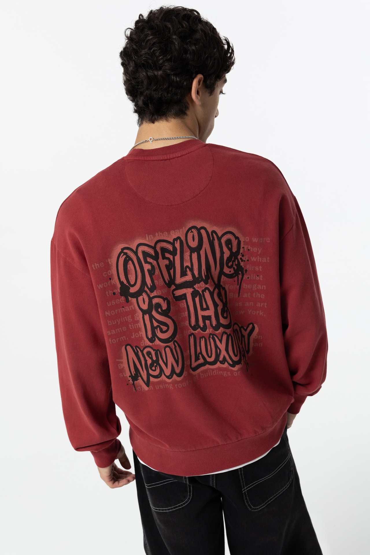 Sweatshirt with Back Print