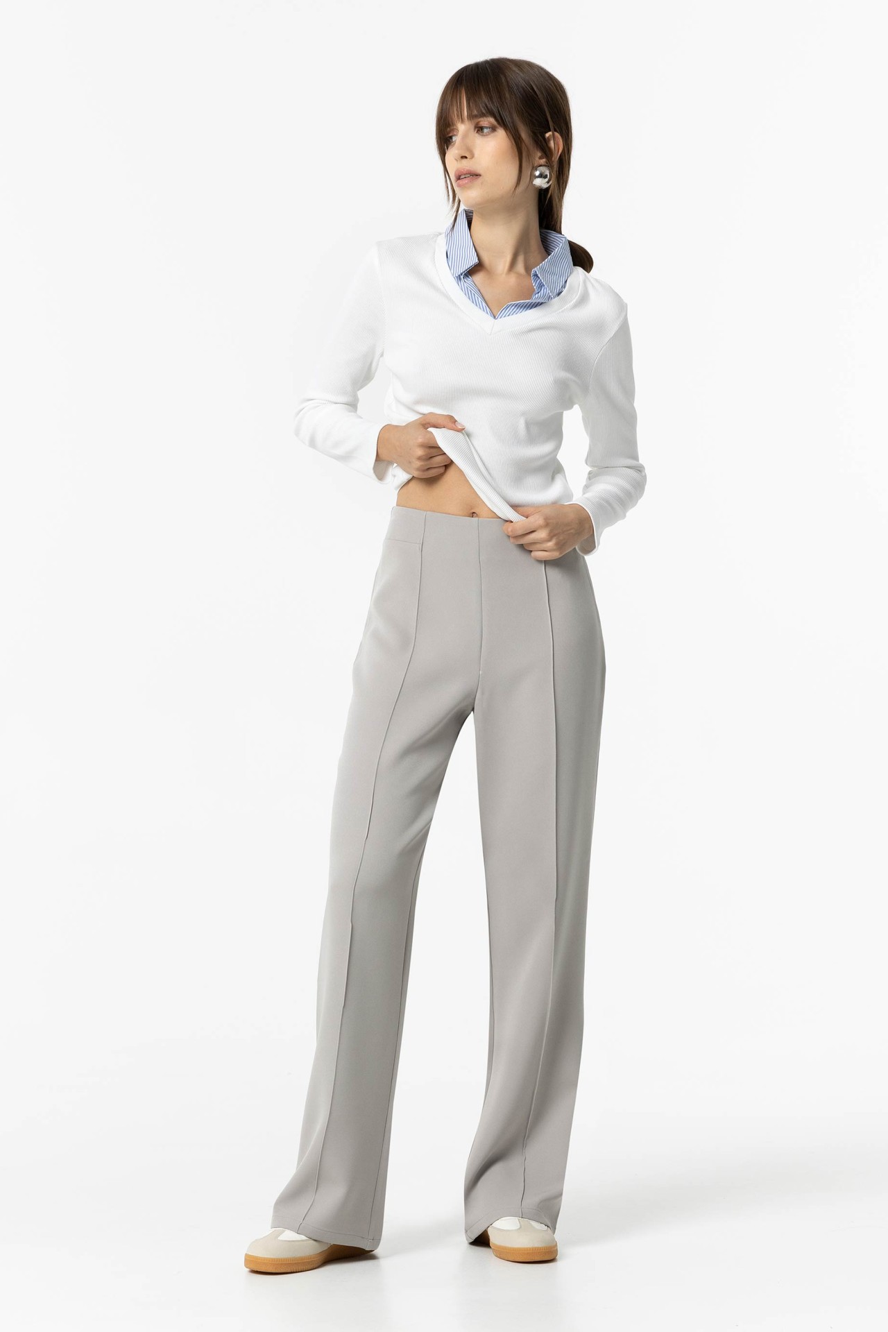 Wide Leg Trousers