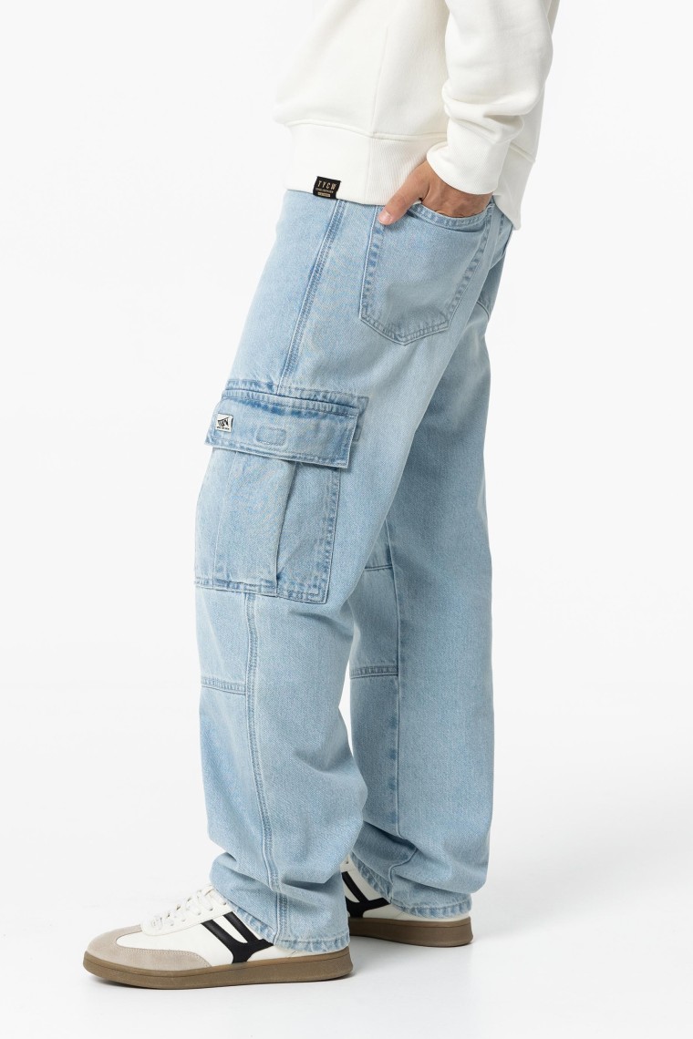 Jeans Cargo Wide Leg