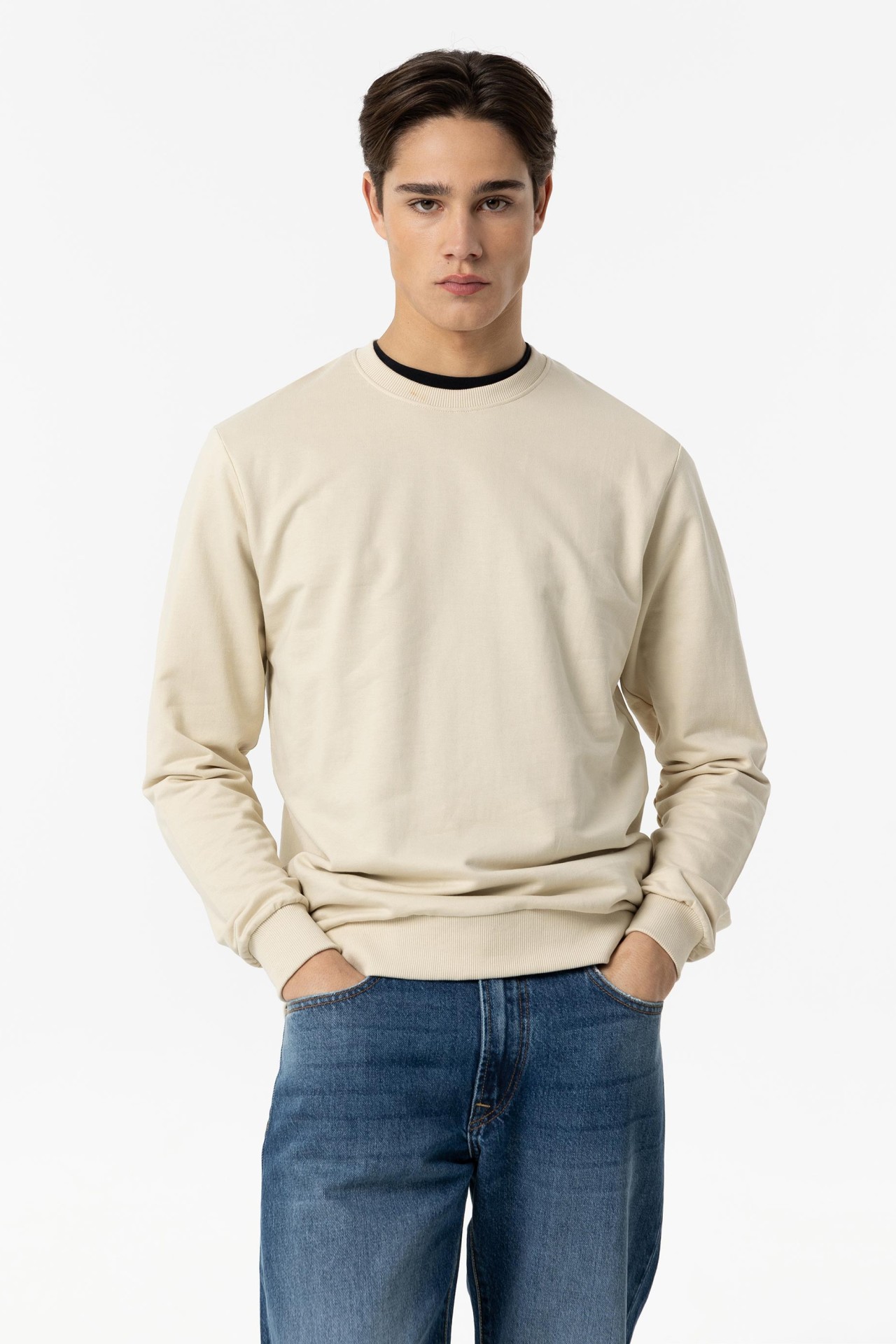 Beige Sweatshirt