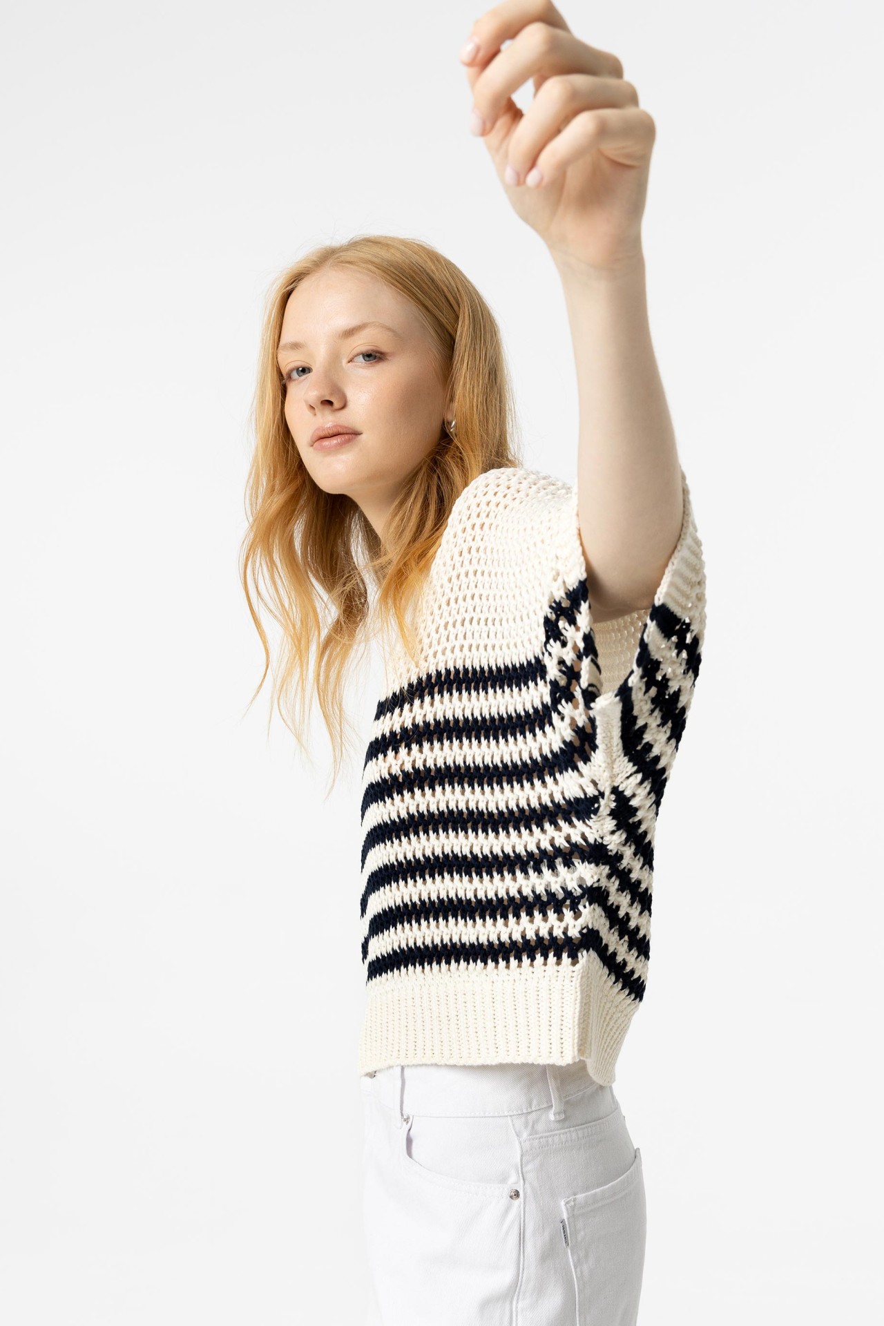 Open Knit Sweater