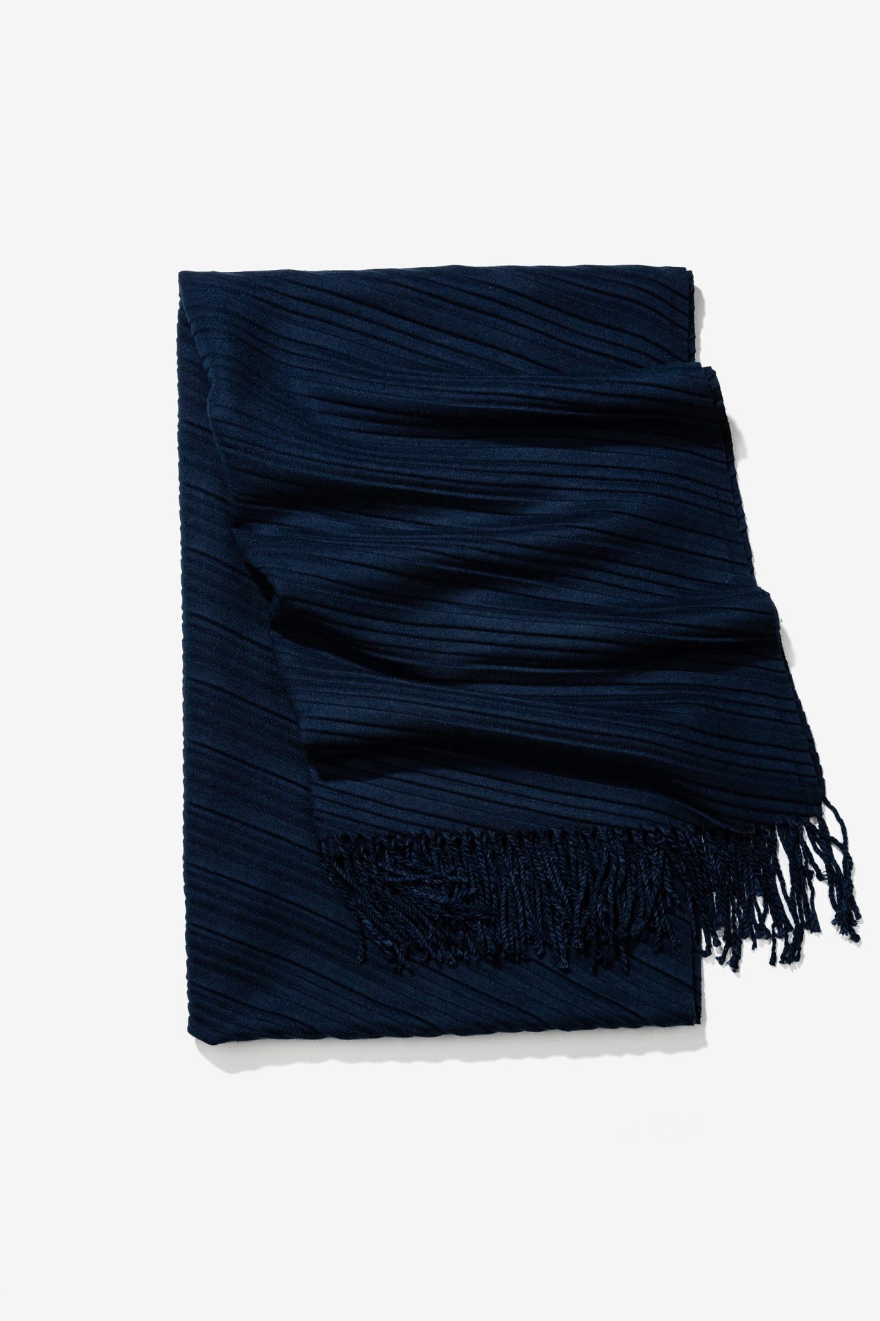 Soft-Touch Pleated Scarf
