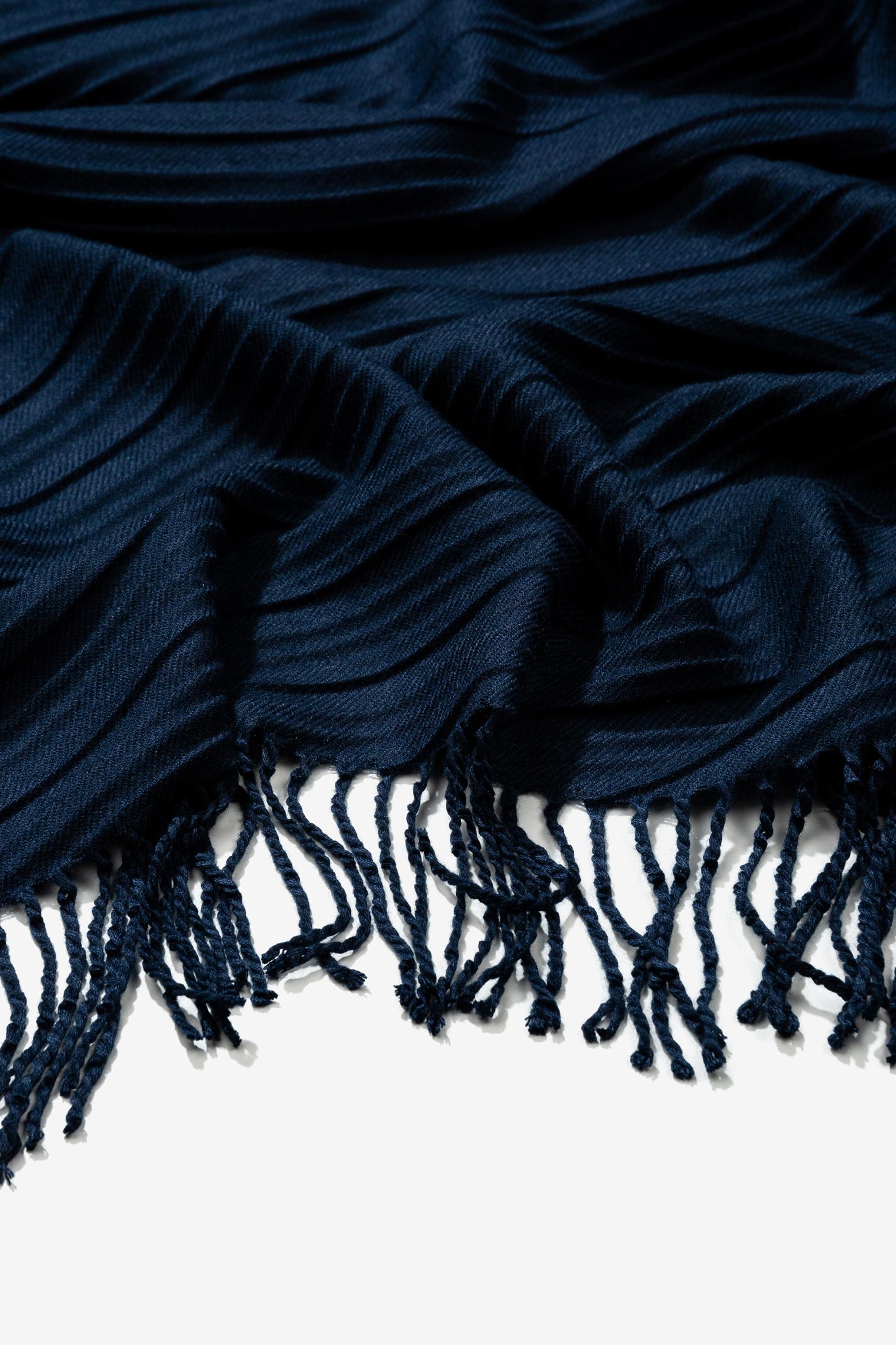 Soft-Touch Pleated Scarf