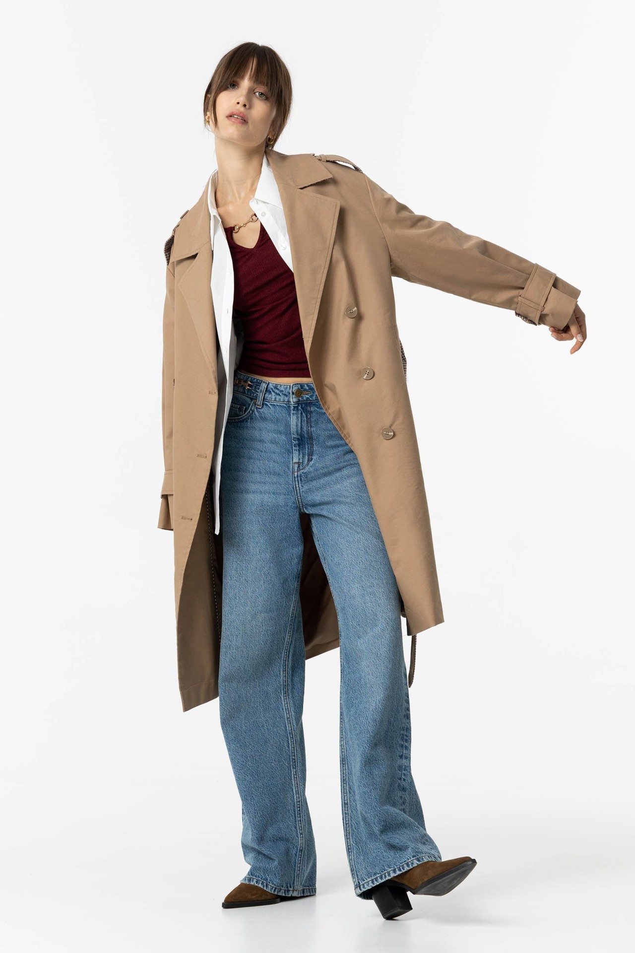 Trench Coat with Belt