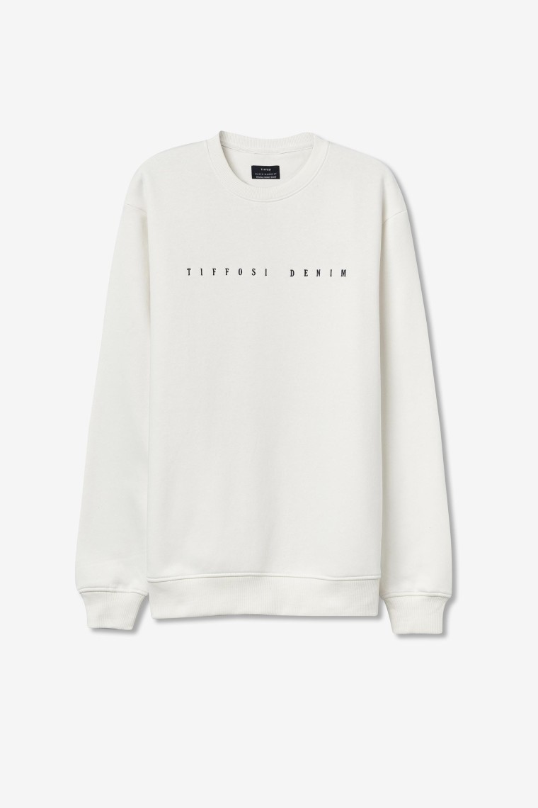 Sweatshirt com Bordado Frontal