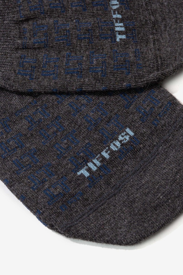 Grey Melange Basic Socks Grey Melange Basic Socks
