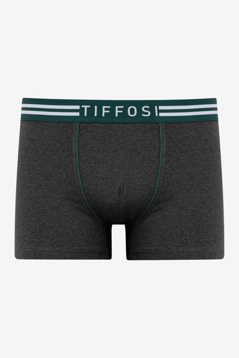 Dark Grey Melange Basic Boxer