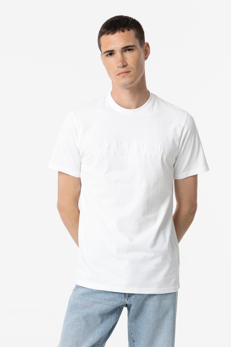 T-shirt with Front Embroidery