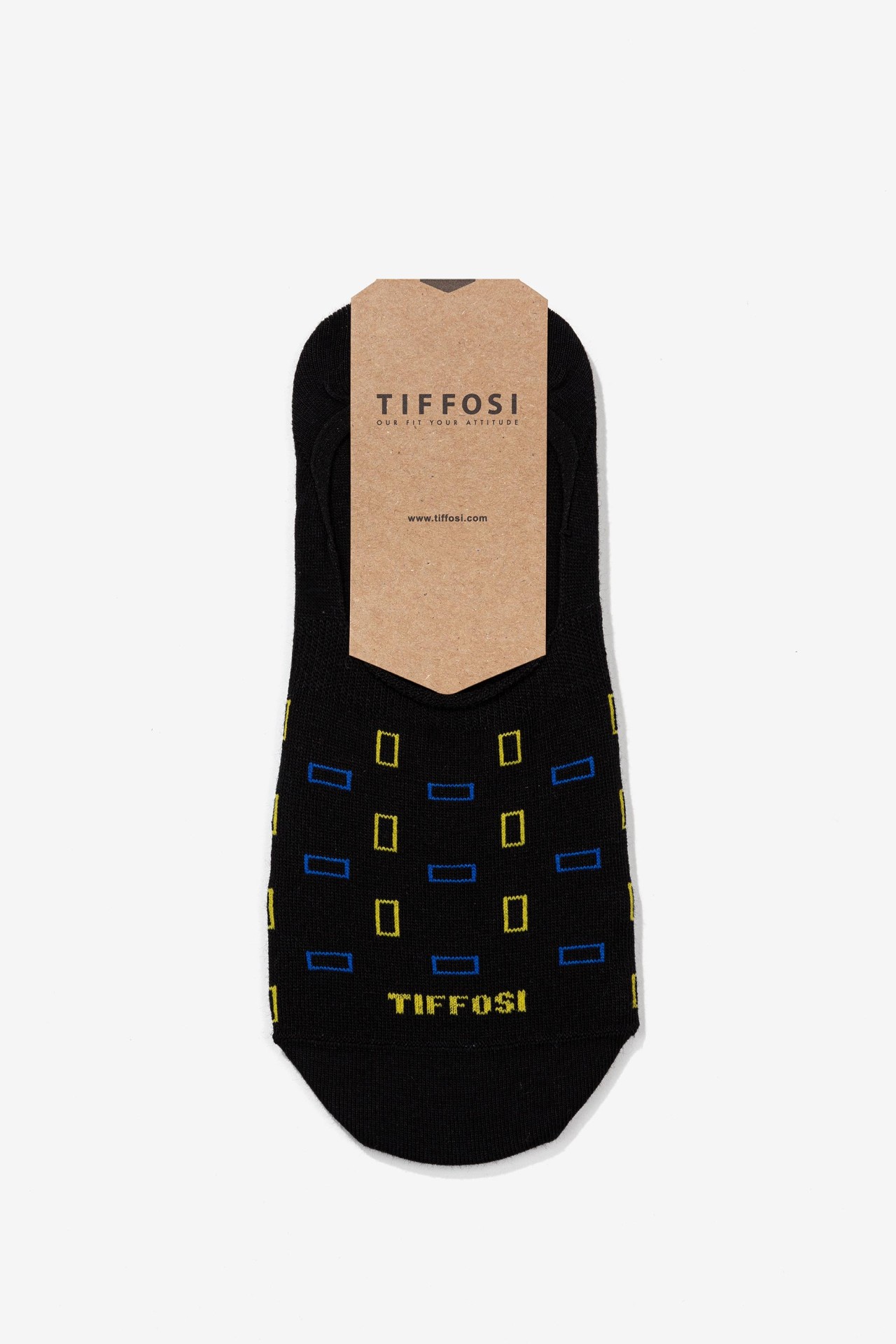 Black Microprint Socks