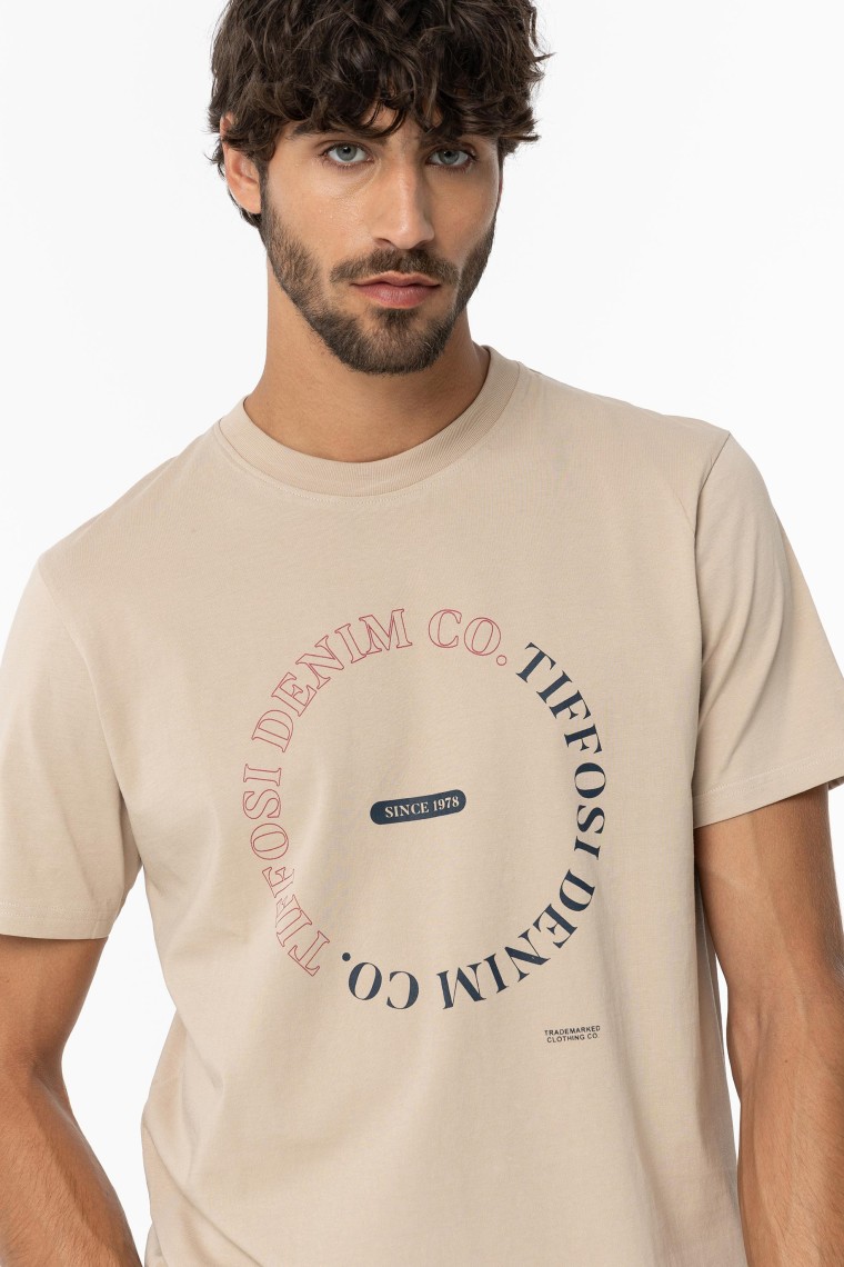 T-shirt com Estampado Frontal