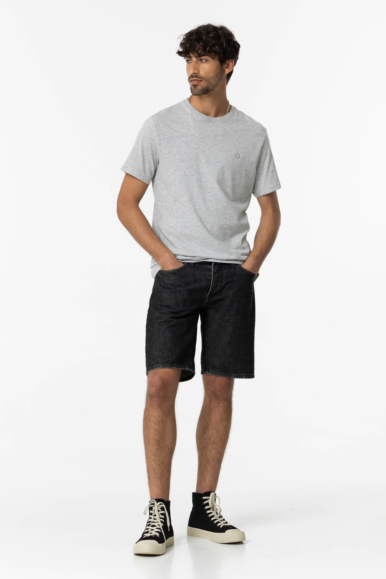 Regular Fit Denim Shorts