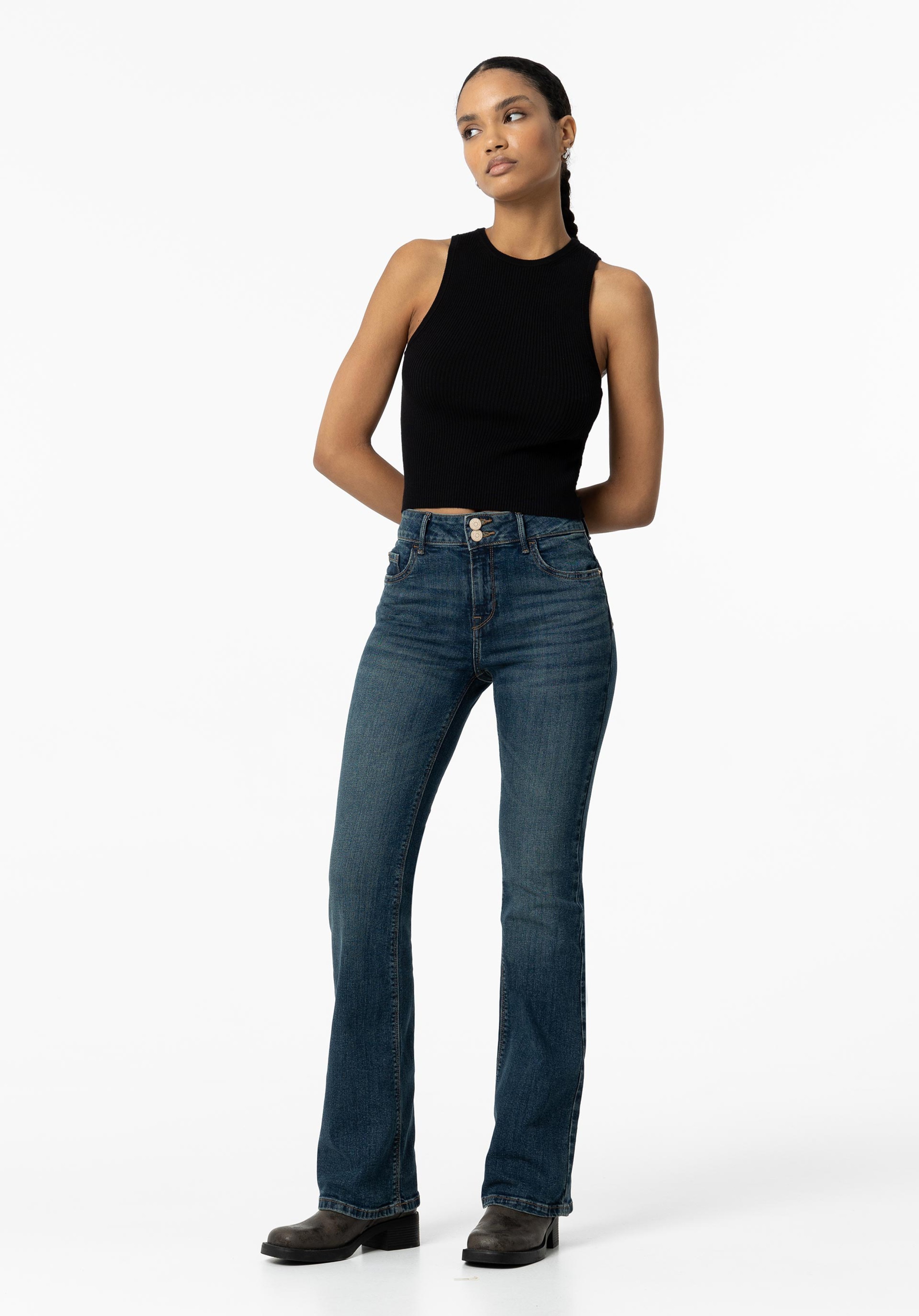 Light Push-up Bootcut Jeans 10058608_E1032 Tiffosi