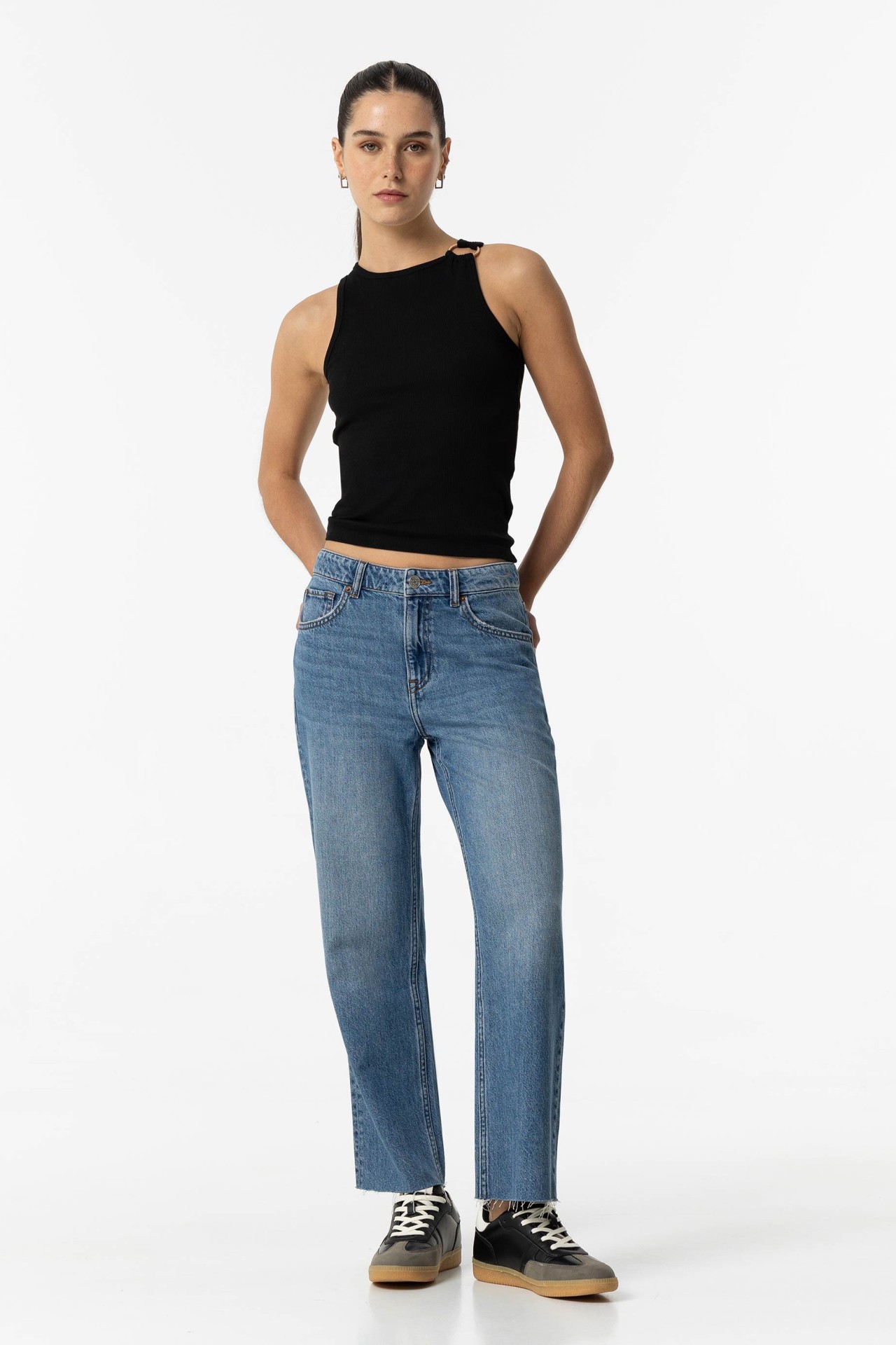 Cropped Straight Jeans Solange