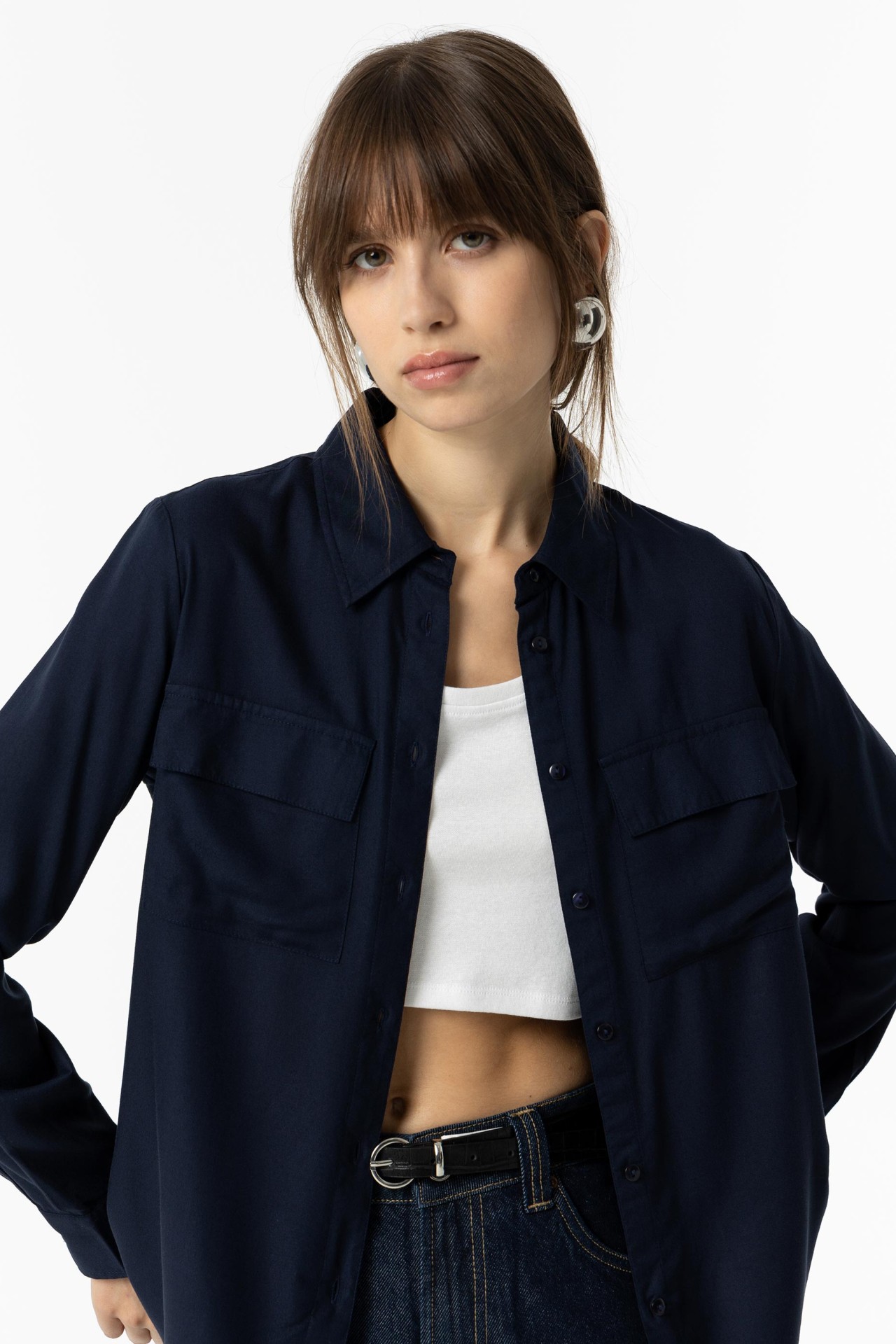 Shirt with Front Pockets