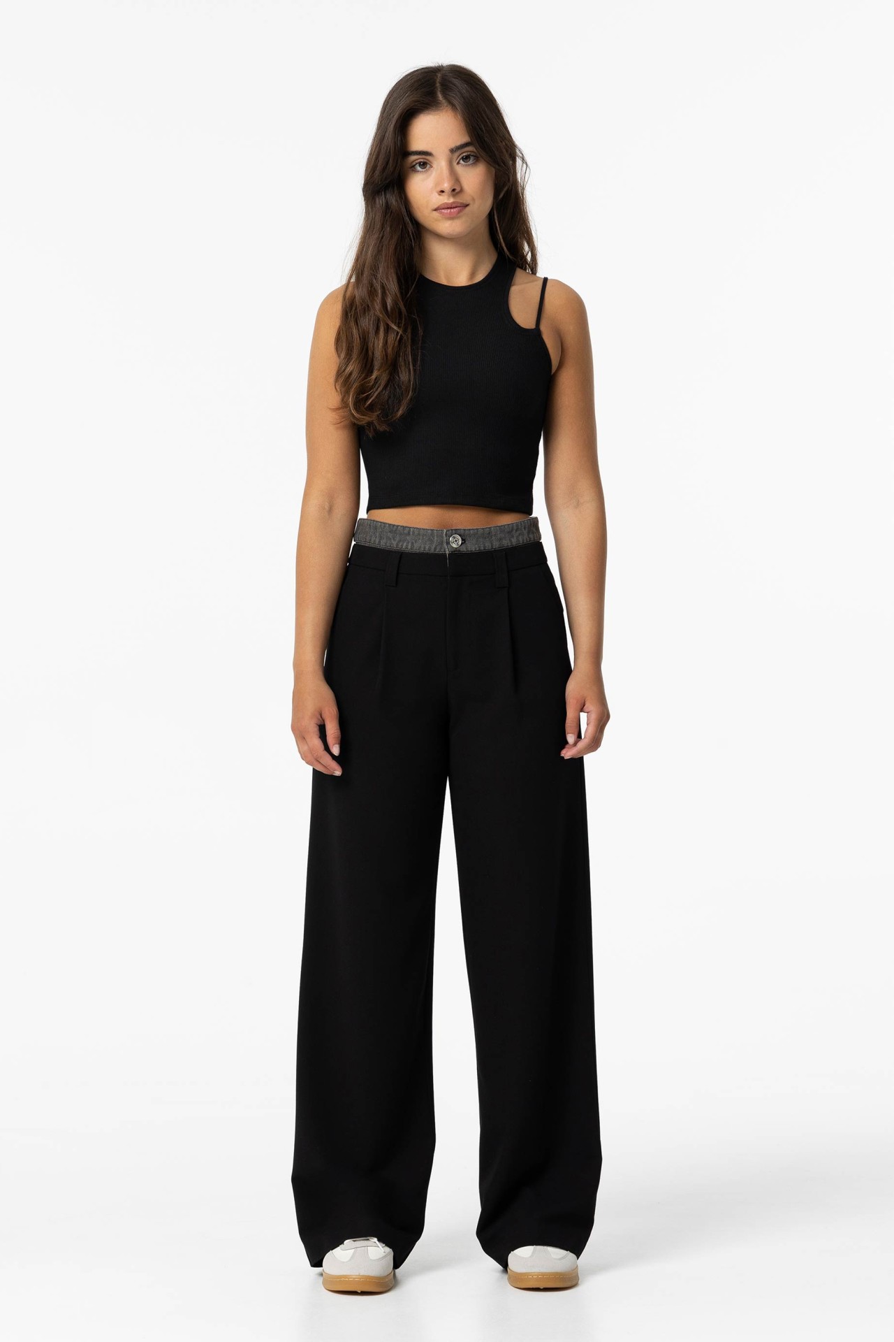 Contrast Tailored Trousers