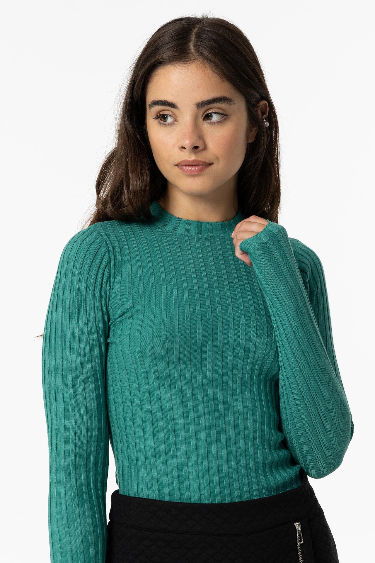 Ribbed Knit Sweater