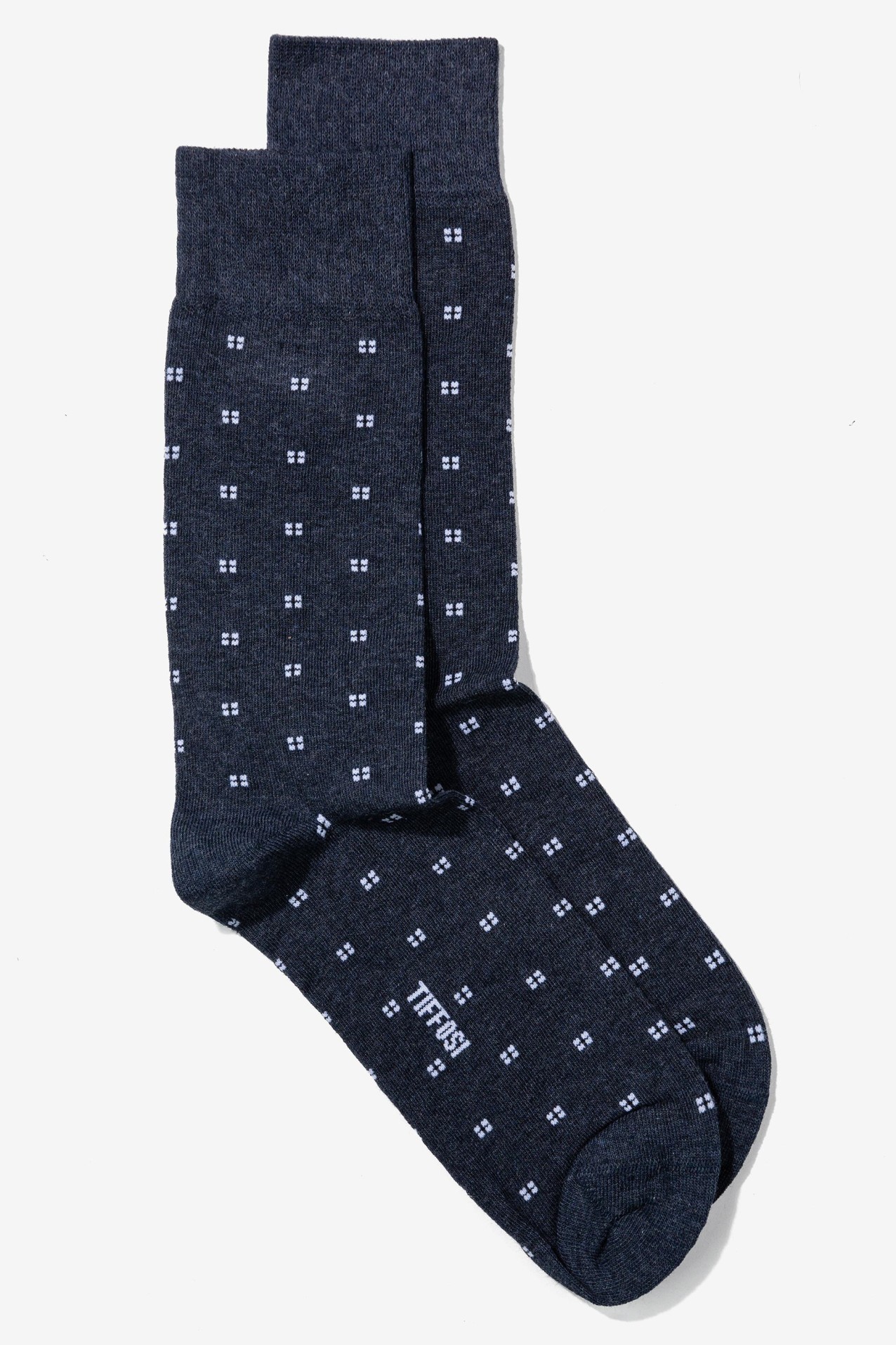 Patterned Dark Socks