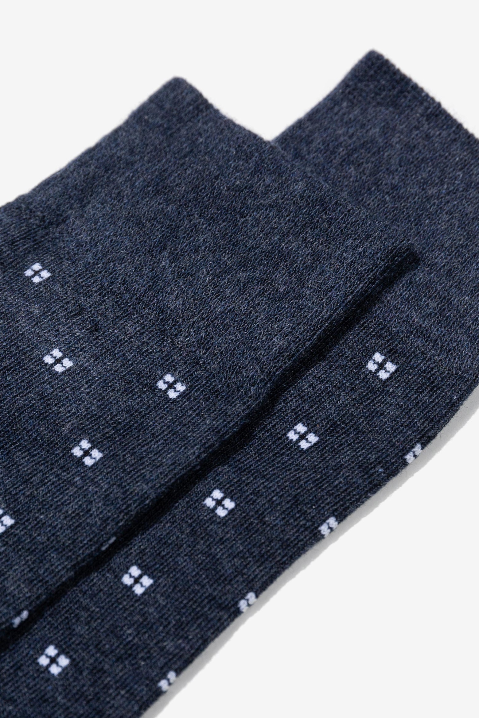 Patterned Dark Socks