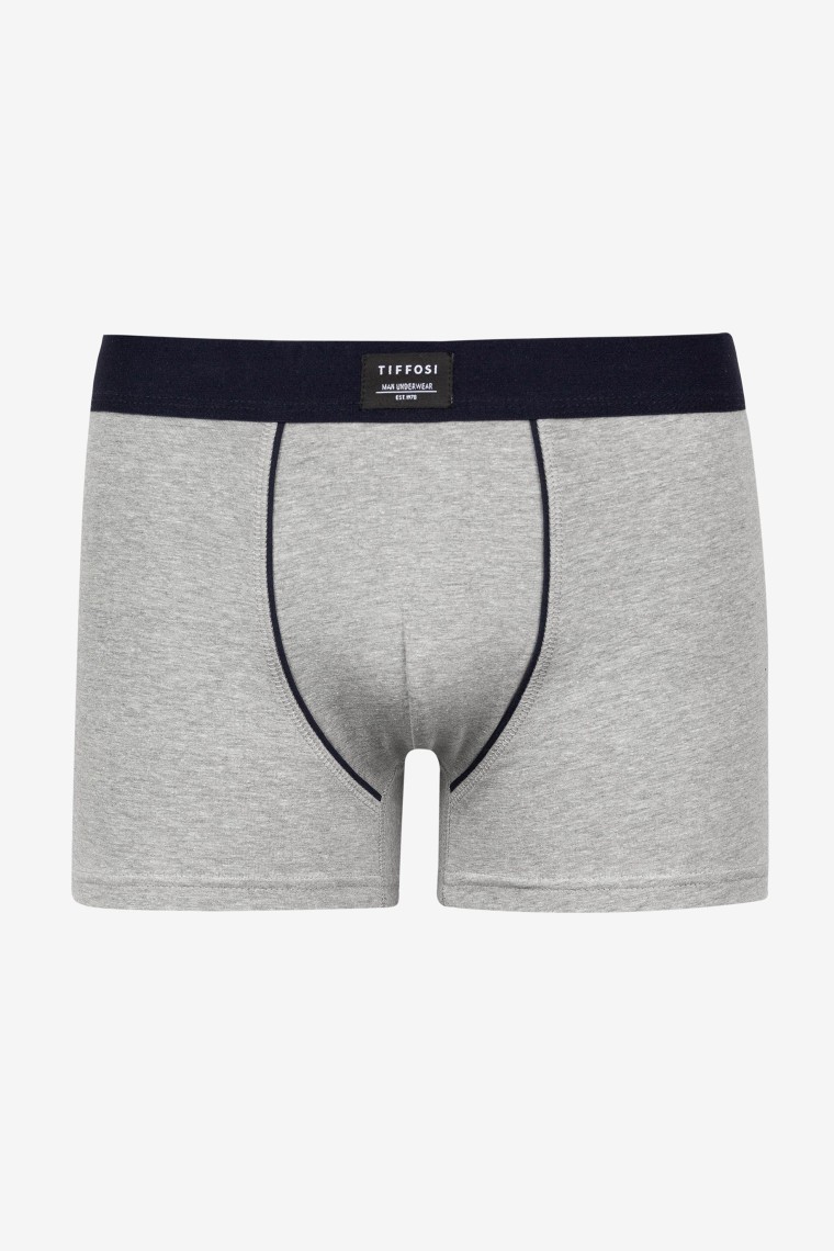 Light Grey Melange Basic Boxer