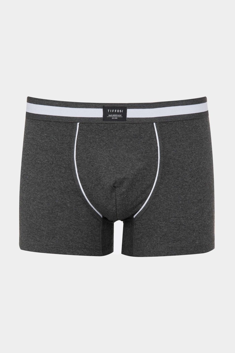 Dark Grey Melange Basic Boxer