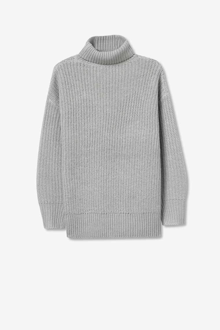 Grey Melange Sweater