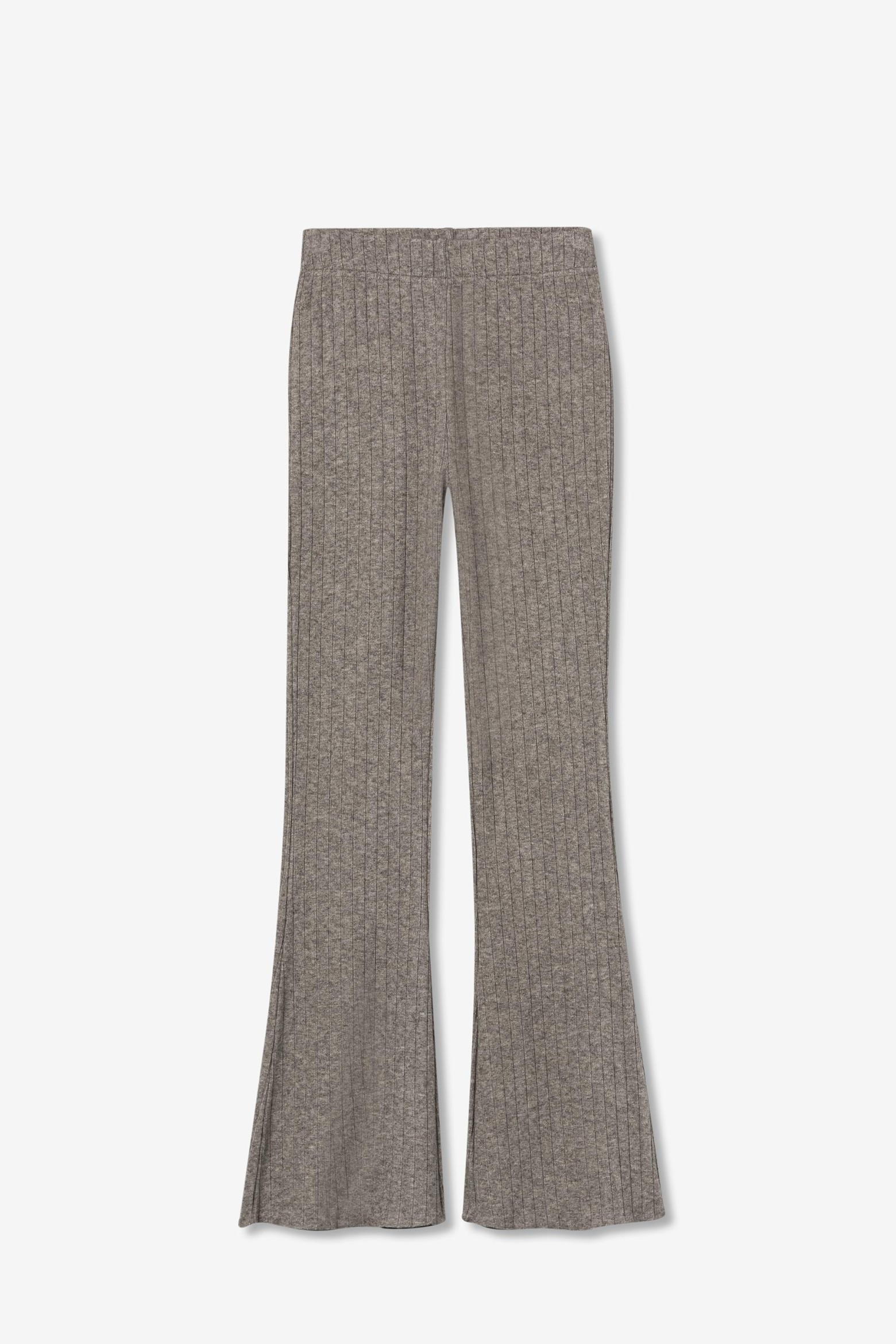 Pantaln Wide leg Fit Gris melange
