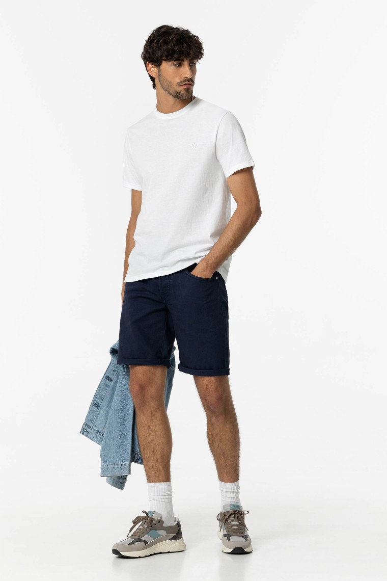 Regular Fit Denim Shorts