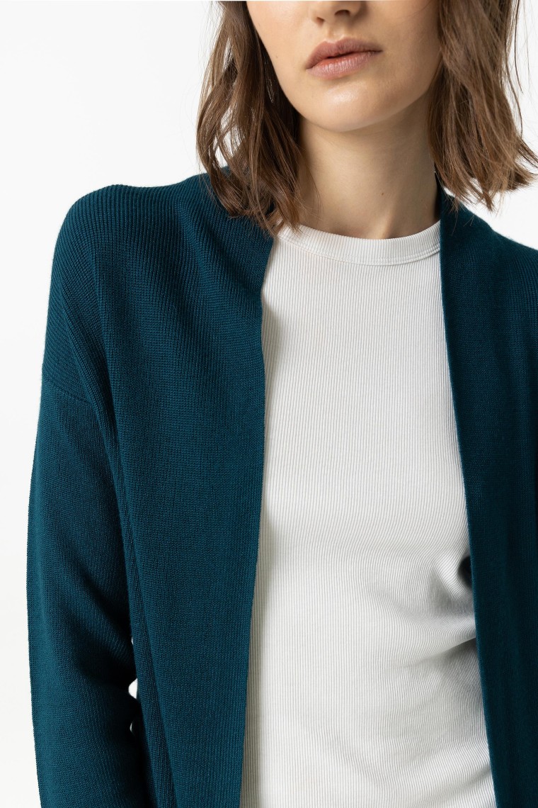 Cárdigan Punto Mujer Oversize Trendyol Suéter Básico De Punto Con Cuello En V Para Mujer Cárdigan Casual Mujer Manga Larga Lavable