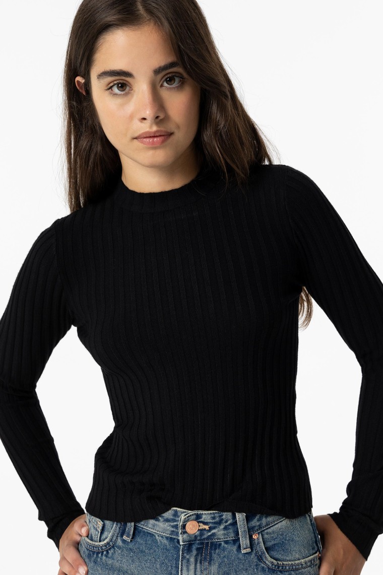 Ribbed Knit Sweater