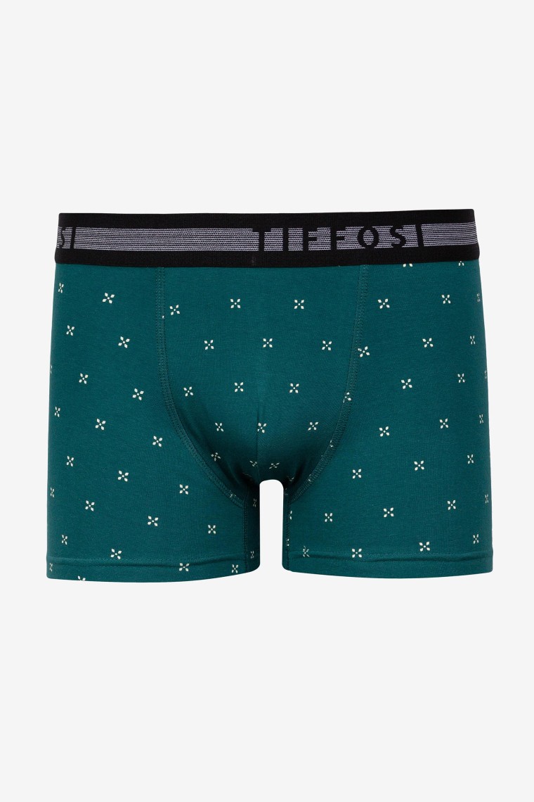 Moss-Green Microprint Boxer