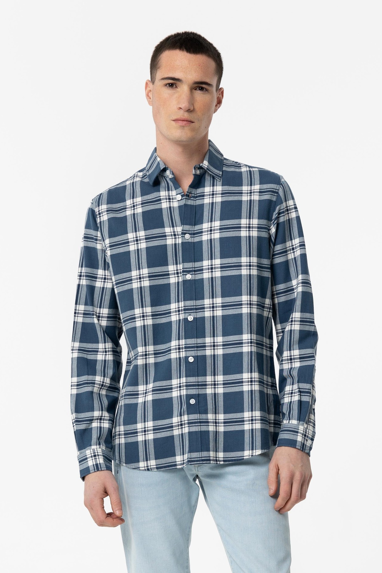 Blue Long Sleeve Shirt