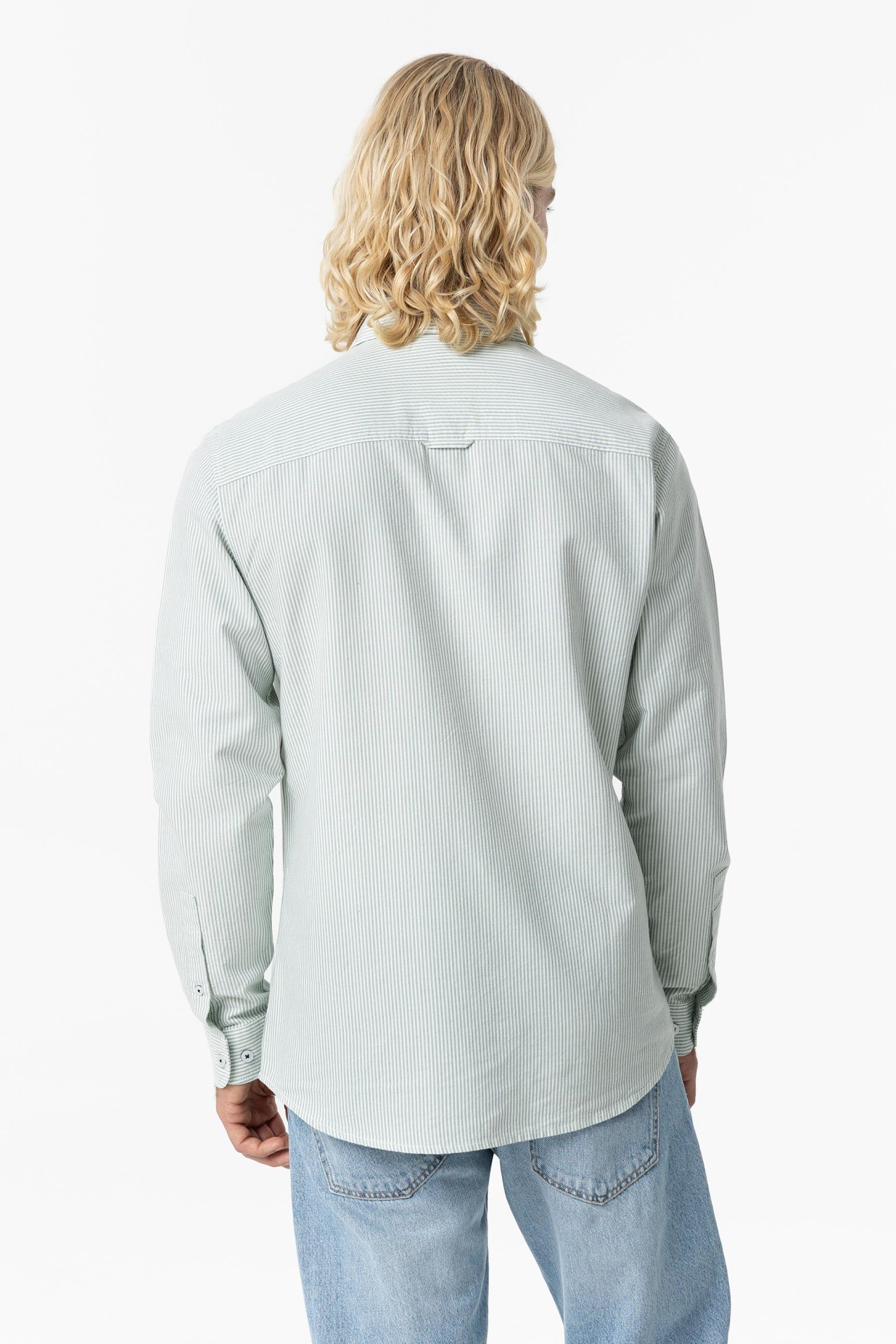 Camisa Regular Fit Oxford s Riscas