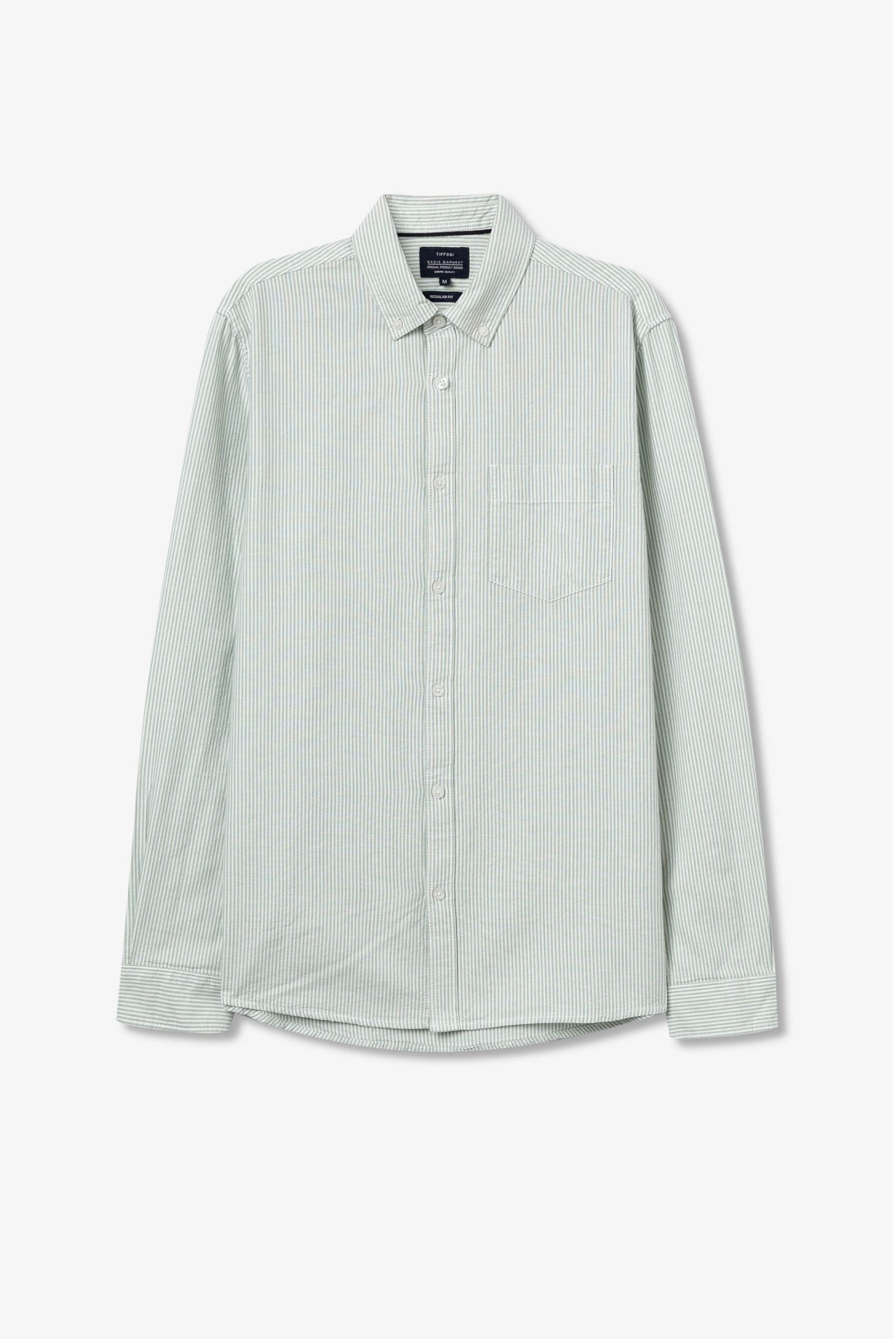 Camisa Regular Fit Oxford s Riscas