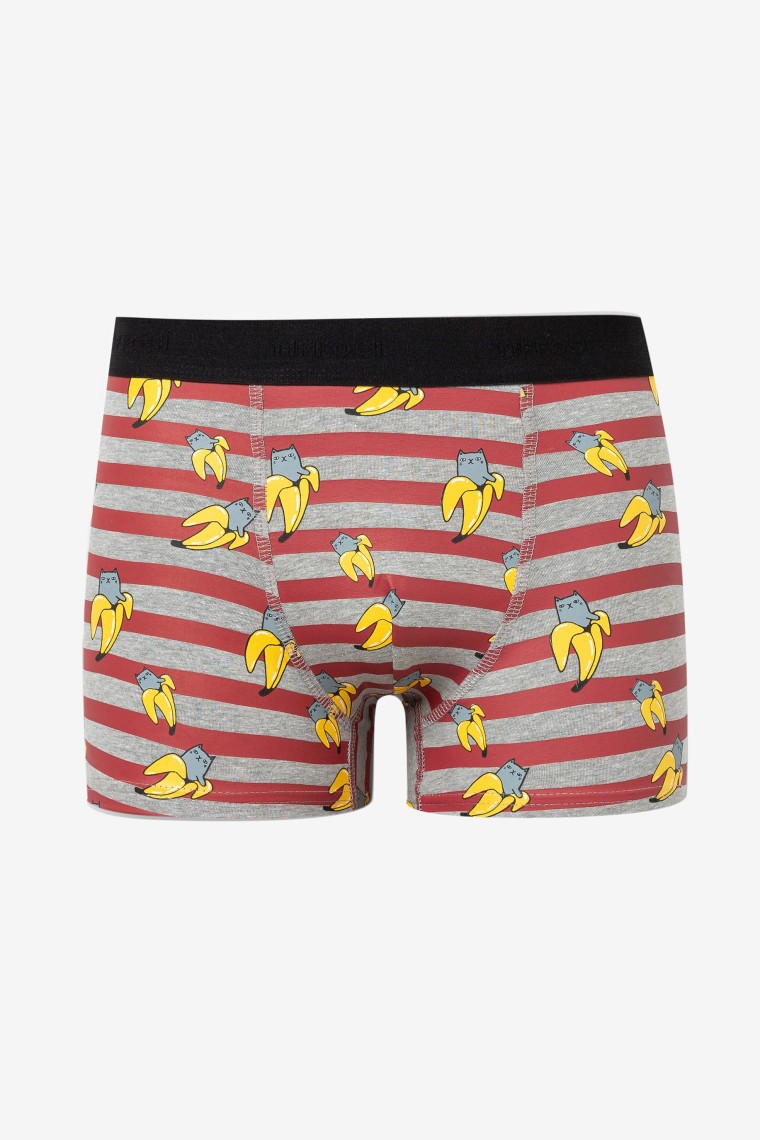 Boxers s Riscas com Gatos