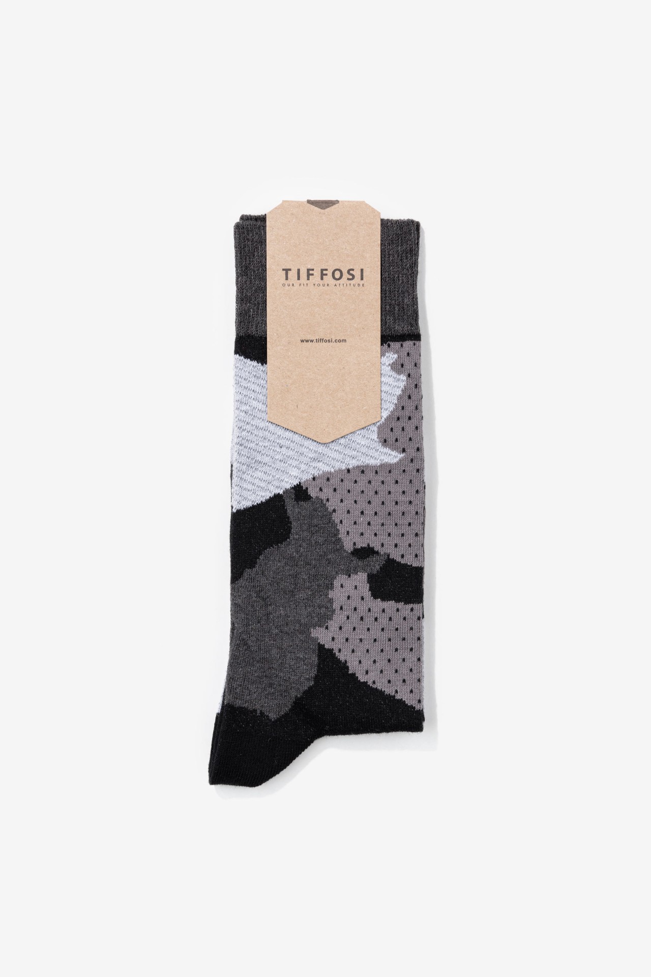 Grey Melange Basic Socks