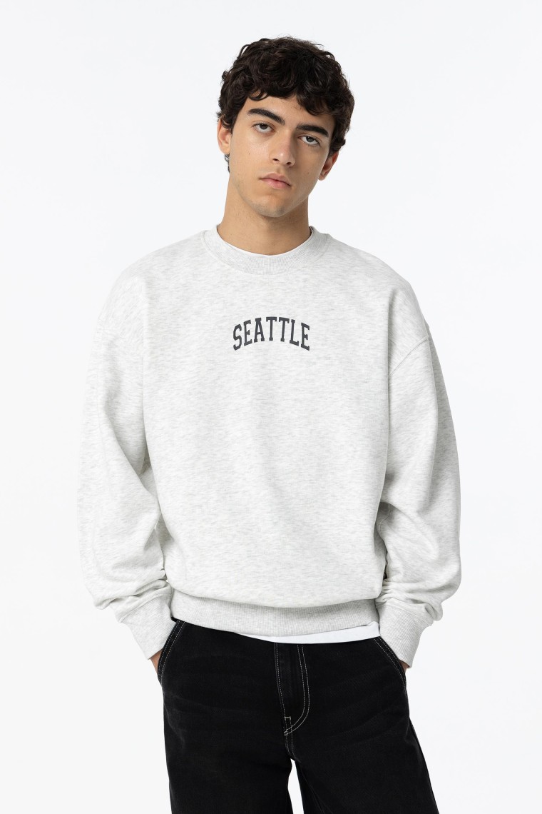 Sweatshirt with Front Print