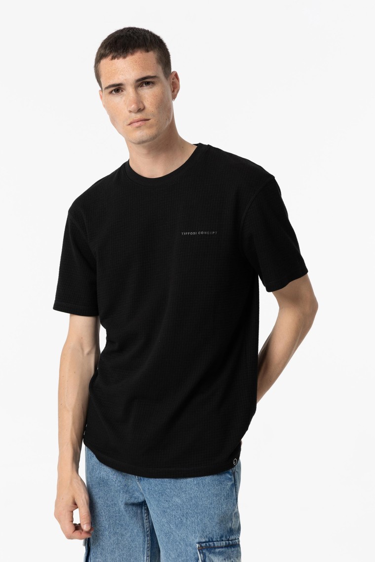 Textured T-shirt